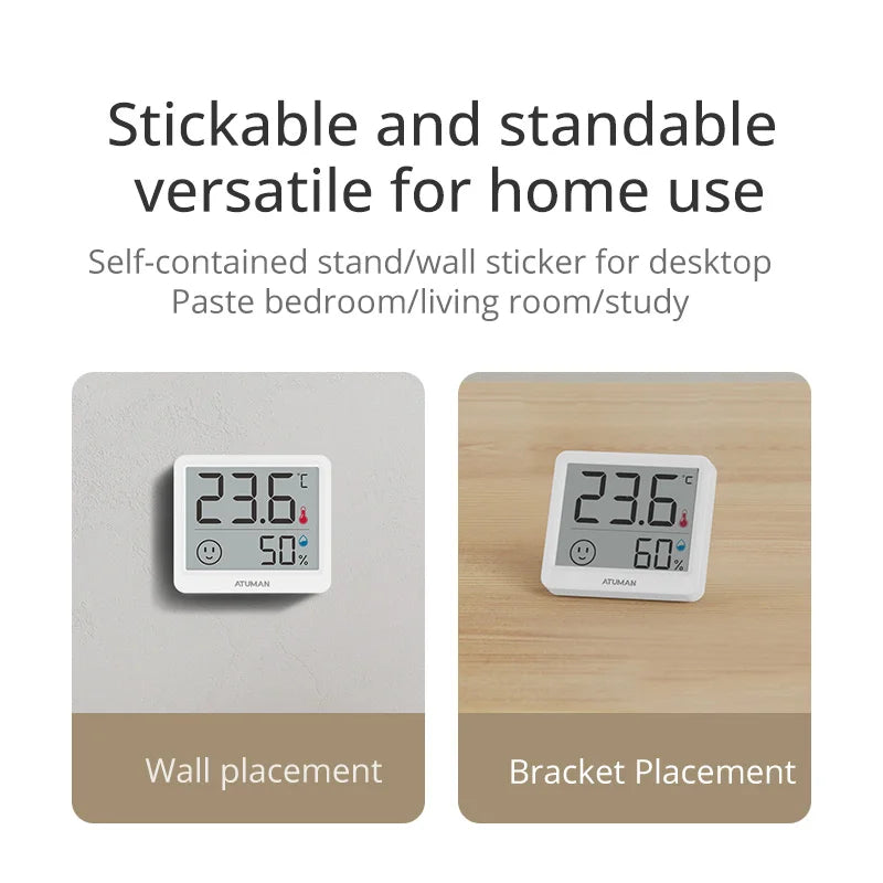 Duka Mini High-precision Intelligent Electronic Thermometer And Hygrometer Vertical Baby Room Household Thermometer Indoor