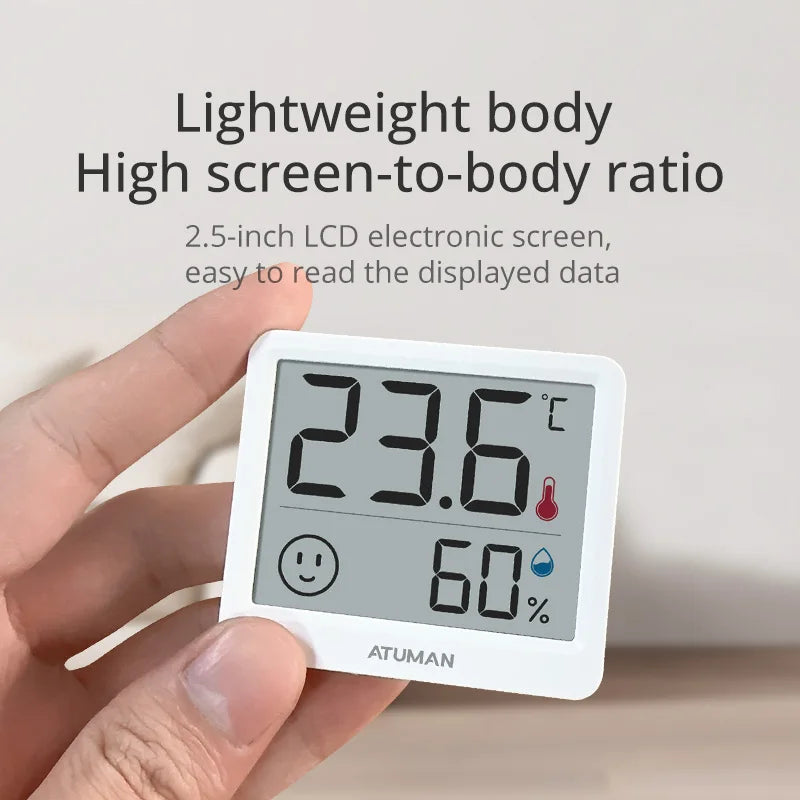 Duka Mini High-precision Intelligent Electronic Thermometer And Hygrometer Vertical Baby Room Household Thermometer Indoor