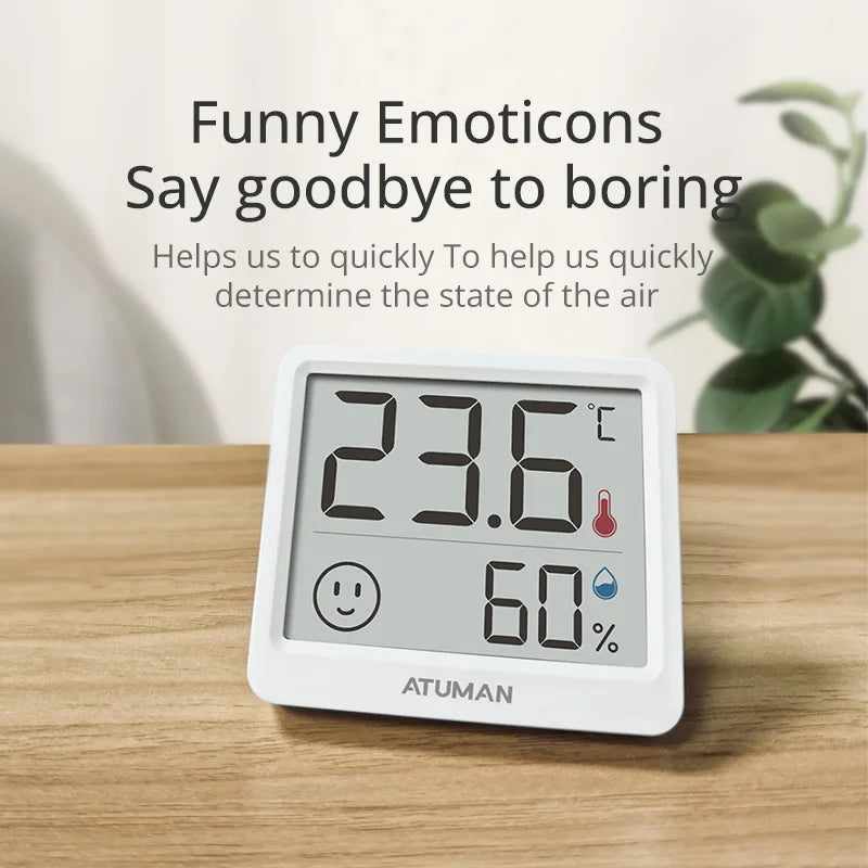 Duka Mini High-precision Intelligent Electronic Thermometer And Hygrometer Vertical Baby Room Household Thermometer Indoor