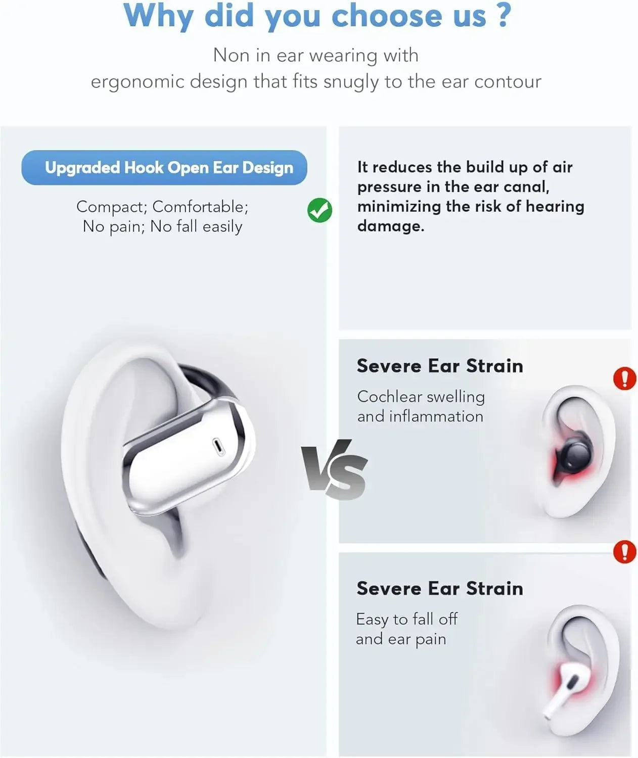 POLVCDG Bone Conduction Headset IPX8 32GB Bluetooth 5.3 Wireless Headset with microphone Waterproof Swim 2024 New