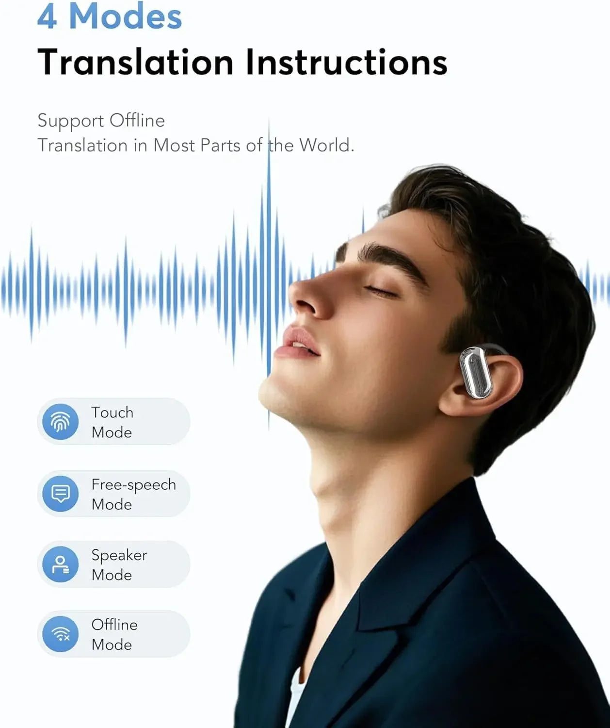 POLVCDG Bone Conduction Headset IPX8 32GB Bluetooth 5.3 Wireless Headset with microphone Waterproof Swim 2024 New
