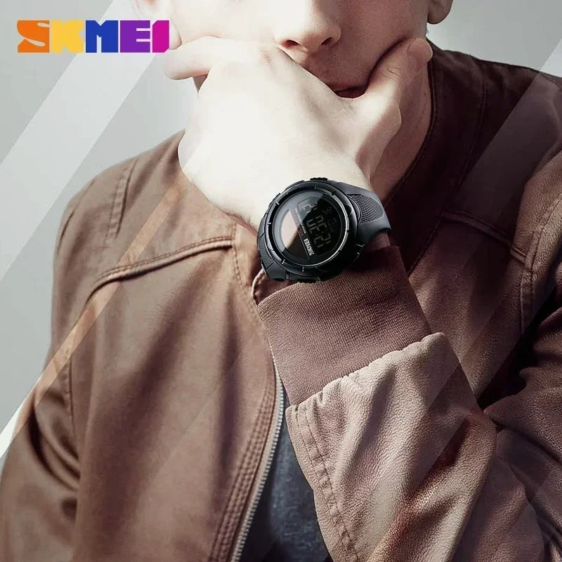 SKMEI 1405 Solar For Power Enviormentally Alarm Male Clock reloj hombre Men Luminous Watches Sport Digital Mens Wristwatches