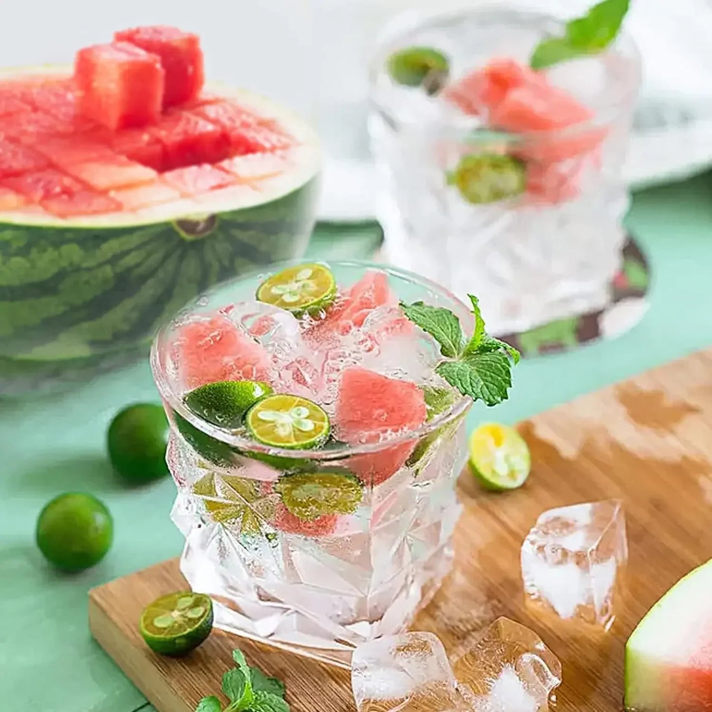 Stainless Steel Watermelon Cube Cutter Watermelon Slicer Safe Watermelon Fruit Cutter Knives Melon Cutter for Kitchen Gadget