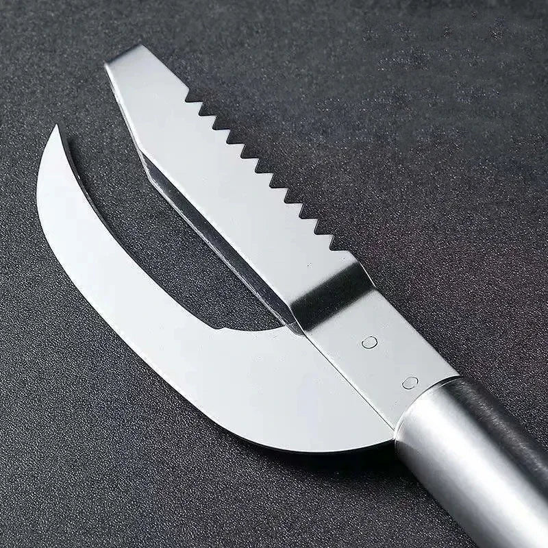 2in1 Fish Skin Brush Fast Remove Fish Scale Scraper Planer Tool Fish Scaler Fishing Knife Cleaning Tools Kitchen Accessories